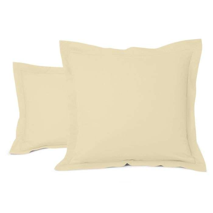 Cotton Pillow Cases yellow | Bed linen | Tradition des Vosges