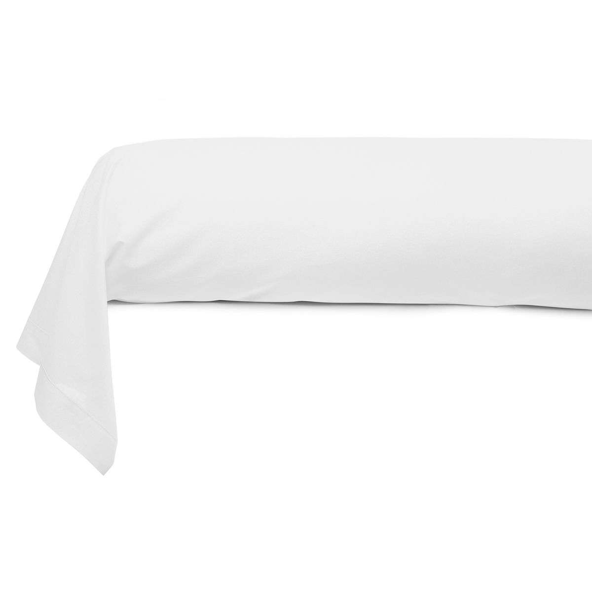 Cotton Bolster Case white | Bed linen | Tradition des Vosges